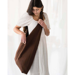 Tintok - Tira Oversized Triangle Canvas - Brown