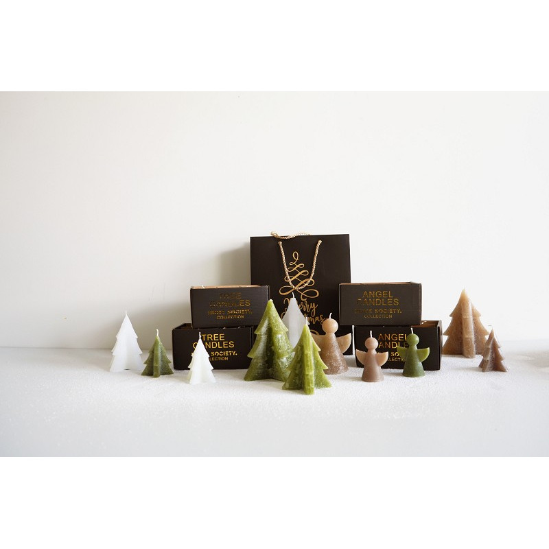 Home Society - Deko Kerze Baum - white Home Society - Deko Kerze Baum - white