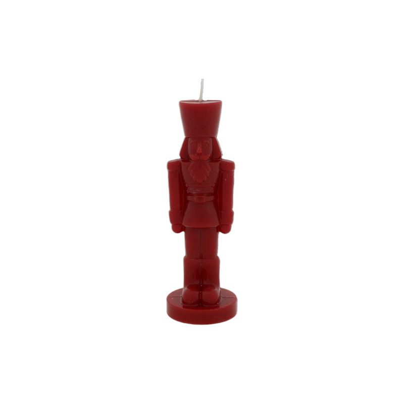 Deko-Kerze Nutcrack - rot - small
