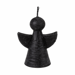 Home Society - Deko Kerze Engel - black - small